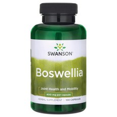 斯旺森Swanson 乳香萃取物400mg膠囊, 100粒, 1罐