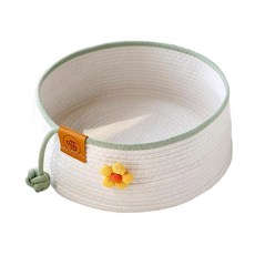 마브펫 고양이 바구니 숨숨집, 1개, 아이보리