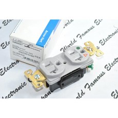 美國 EATON COOPER IG8300GY 125V 20A 獨立接地 灰色 醫療級插座 工業風 BSMI, 1個, 單買插座