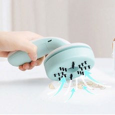 쿨샵 소형 먼지흡입 충전식 작은 자동차용 미니 컴퓨터 JW9BB30D, 파랑