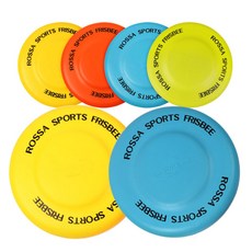 일프로 - 로싸원반 1개 ROSSA 플라잉디스크 뉴스포츠 원반던지기 폼디스크 학교체육교재 안전 소프트, 로싸(소프트)노랑