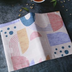 【幾何樂園】書衣 書套 可調式 布書衣 布書套 手工書衣 秋葉手作, 1個