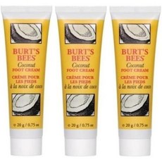 Burt's Bees 버츠비 코코넛 풋 크림 21g 3개, 3개입, 1개