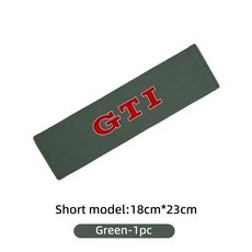 핫 포트폴리오 가죽 카시트 벨트 어깨 보호 패딩 골프 티구안 파사, 1개, 11. Short-green-1PCS