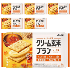 Asahi 朝日 美味營養奶油糙米麩皮米飯 楓糖口味 4入, 6個
