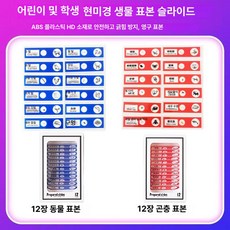 프레파라트 48종 표본 실험도구 식물 현미경 체험, 24장 곤충 A