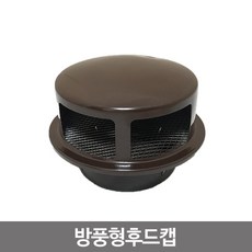 방풍형후드캡/초코브라운/75파이/100파이/외벽후드캡/스텐방풍캡/환기캡, 100파이, 1개