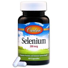 Carlson 膳食補充膠囊 200mcg, 1罐, 60顆