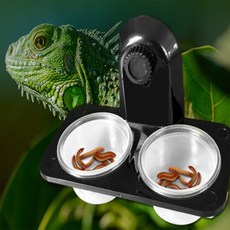 만트라샵 파충류 먹이그릇 파충류먹이그릇부착식 도마뱀용품 파충류물그릇 도마뱀물그릇 도마뱀먹이그릇 도마뱀밥그릇 사료그릇, 1구
