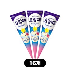 빙그레 콘 유산균 아이스크림 요맘때 슈팅스타, 16개, 150ml