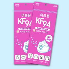허의원 KF94 여름용 마스크 10장 국내생산, 10개입, 1개, 흰색