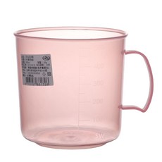 雷霆百貨 小Q口杯 500cc - 牙刷杯 衛生杯 一次性透明塑膠杯, 1726 粉, 1個