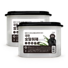 국민 숯탈취제 야자활성탄 100% 숯 냉장고 주방 신발장 화장실 거실 담배냄새 탈취제, 2개, 250g