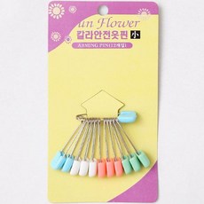 칼라안전옷핀(소)/12p, 1