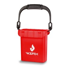 WEFOX 天牙桶 冰桶 餌袋 (網路最低價), 紅, 1個