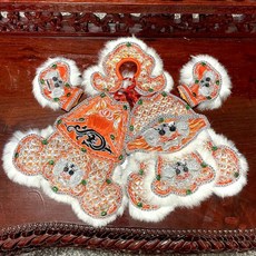 立身太子戰甲-繡線浮太子戰甲（橘色）兒童救生衣，輕量舒適，安全浮力佳，戰甲造型設計