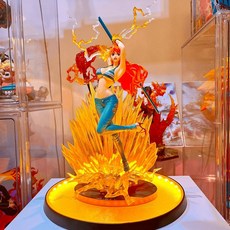 娜美 海賊王 公仔 燈座發光 lady fight 意象化 航海王 娜美泳裝, 1個, 無燈版(娜美版本2),含公仔(附正版原盒)