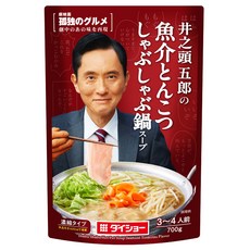 DAISHO 大逸昌 孤獨的美食家 井之頭五郎 魚介豚骨涮涮鍋火鍋湯底 濃縮型, 1個, 700g