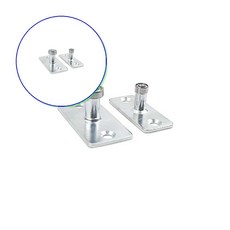 쌍문상회 도어부속 하부 로라 베어링 미닫이문 슬아이딩 레일 DIY 하부롤러 하부로라 슬라이딩문 슬라이딩도어 하부가이드 도어가이드 레일부속 철물 행거레일 40872EA, 8파이