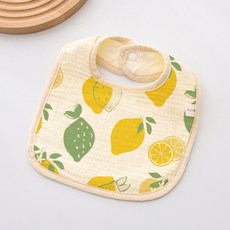 DFMEI 純棉六層紗布寶寶圍嘴 A類親膚新生兒口水巾