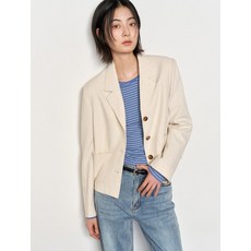 브랜드정품 제너럴아이디어 GENERALIDEA 테일러드 숏 자켓 [IVORY] WBE1L09509 253100