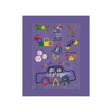 패션스타트 열전사지 아이론 스티커 더 크레용, 혼합, 1개