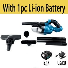 WHALL 핸드헬드 진공청소기 무선 및 PA 흡입력 핸드 1000 용 미니 습식 건식, With 1 battery, 옵션 1, 1개