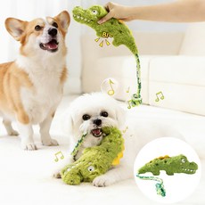 반려견 장난감 소리나는 봉제인형, 1개, 악어A01