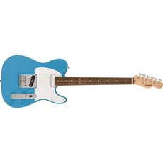 Squire Sonic Telecaster 일렉트릭 기타 캘리포니아 블루 로렐 핑거보드, Blue