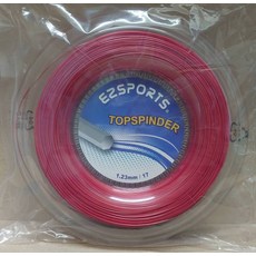 EZSPORTS TOPSPINDER 網球線 1.23mm / 17, 紅色, 1個