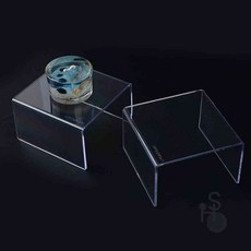 반이몰 투명 아크릴 상품 진열대 받침대 거치대 2p 지갑진열대, 110