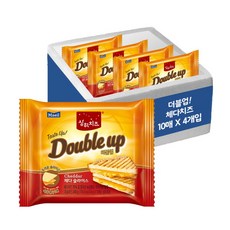 [매일유업] 상하치즈 더블업 체다슬라이스 240G 10매 4팩(총 40매), 4세트