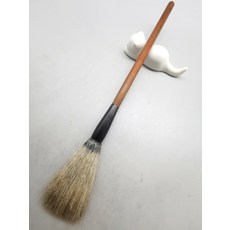 仿古堂細光峰純羊毫長鋒毛筆，二號，聚鋒，暖心，烤紅筆桿，手工刻字，出峰7.2釐米，口徑12.1毫米, 1個, 參考詳情頁