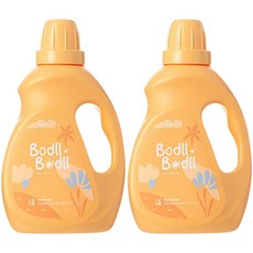 보들보들 대용량 유아 아기 고농축 섬유유연제 리얼파우더향 1.4L, 2개