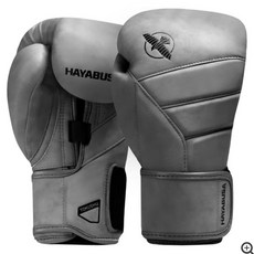 古川小夫 HAYABUSA 隼 T3 奢華系列 真皮拳套 拳擊手套 散打 格鬥 泰拳 搏擊 抗菌 淺灰, 1個