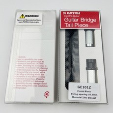 GOTOH 일렉트릭 기타 브릿지 테일피스 맞춤 제작 GE101Z Tune-O-Matic 스타일 LP SG, 01 Silver, 1개