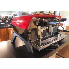 好咖餐飲設計 SANREMO F18 半自動義式咖啡機 雙孔 (米白/霧黑/藍銀/黑紅) 專業咖啡機, 黑紅