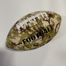 【開發票/統編】美式橄欖球 成人標準比賽訓練用 兒童青少年腰旗練習運動 3/6/9號 防滑紋路設計 橄欖球, 3號迷彩沙漠色, 1個