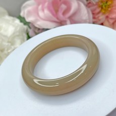 No.139 氣質藕糖 糖鐲 內徑54mm 佘太翠玉 手鐲 玉鐲, 1個