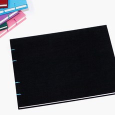 핸드메이드 크로키북 드로잉북 A4 36매, 제트블랙