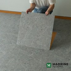 마드린 LVT 비접착식 600 데코타일 3T 바닥재 1평 10가지 컬러, 9개, 오션 마블(FSM5712)