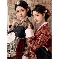 拾光優選好物 新款 高端韓國延吉公主小姐宮廷韓服朝鮮民族定制禮服旅拍攝影