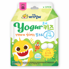 핑크퐁 아기상어 요거키즈 밀크&그릭요거트 캔디, 1개, 40g
