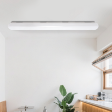 WHAREIDI LED 등기구 일자등 900mm 50W, 주광색