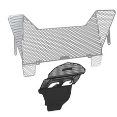 오토바이 라디에이터 실린더 엔진 가드 컴플리트 파이크 랠리용, 3. silvery, 기본