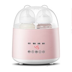 병 살균기 2-in -1 아기 더블 병 따뜻한 우유 자동 온도 조절 히터 따뜻한 우유 유물 열 보존 국경, 1개