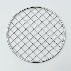 스텐 원형 미니 석쇠 13cm 참숯불판