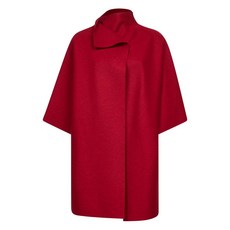 해리스워프런던 폴드 넥 케이프 코트