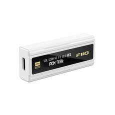 FiiO KA5 平衡解碼耳機轉換器 雙DAC CS43198 3.5mm/4.4mm 輸出 OLED螢幕 Hi-Res Audio, 白色, 1個
