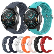 갤럭시워치 42mm 46mm R810 R815 R800 R805 호환 실리콘 시계줄 스트랩, saw932 (3)블루그레이, 갤럭시워치 46mm(22)